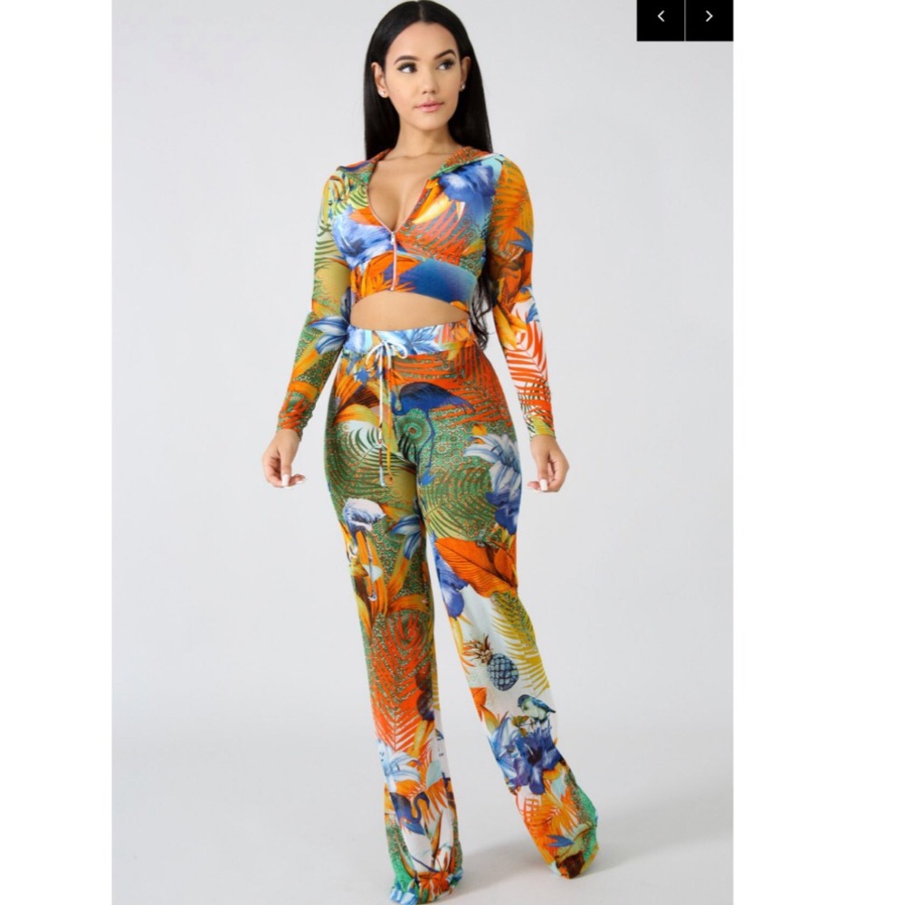 Sheer two piece set